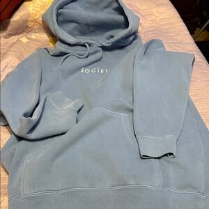 Society Light Blue Pullover Hoodie